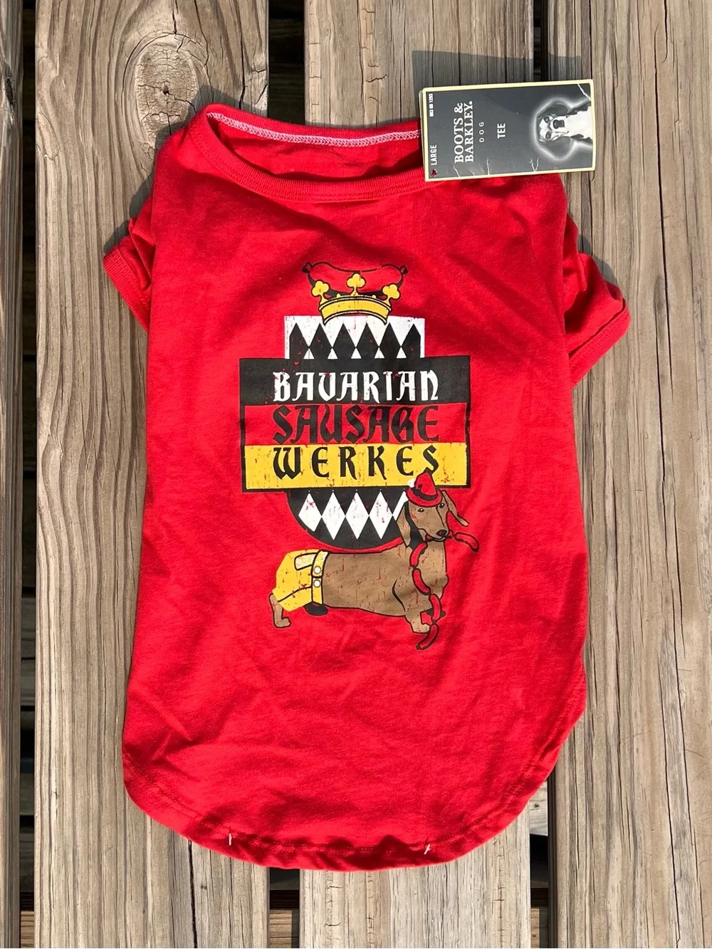 •Bavarian Sausage Dog Pet Shirt! NEW!